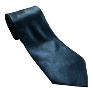 Brioni Men’s Solid Neck Tie Gorgeous Jewel Tone Blue 100% Silk